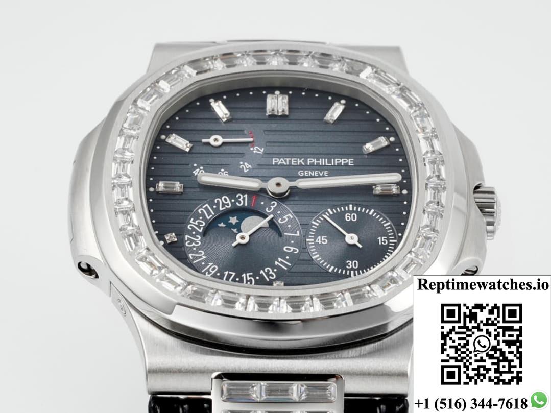 Patek Philippe Nautilus 5724G-001 Ppf Factory V3 Transparent Case Back-Rep Time Watches