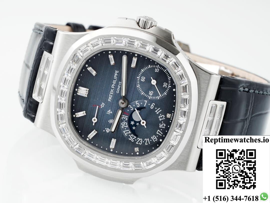 Patek Philippe Nautilus 5724G-001 Ppf Factory V3 Transparent Case Back-Rep Time Watches