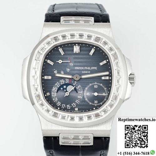 Patek Philippe Nautilus 5724G-001 Ppf Factory V3 Transparent Case Back-Rep Time Watches