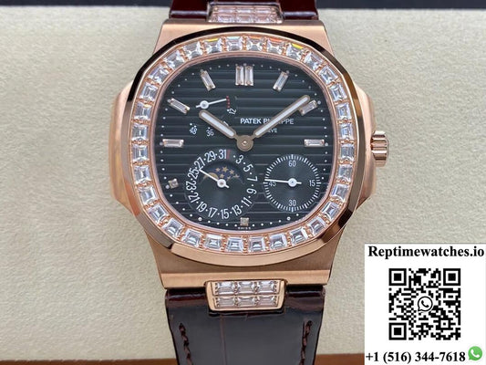 Patek Philippe Nautilus 5724R-001 Gr Factory Rose Gold-Rep Time Watches