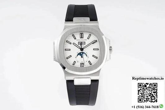 Patek Philippe Nautilus 5726/1A-010 PPF Factory Black Rubber Strap - Watches