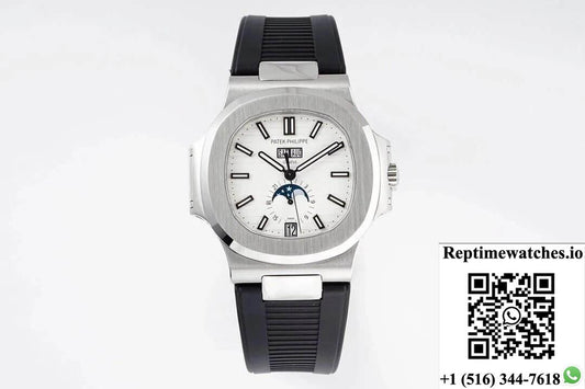 Patek Philippe Nautilus 5726/1A-010 Ppf Factory Black Rubber Strap-Rep Time Watches