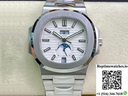 Patek Philippe Nautilus 5726/1A-010 Ppf Factory White Dial-Rep Time Watches