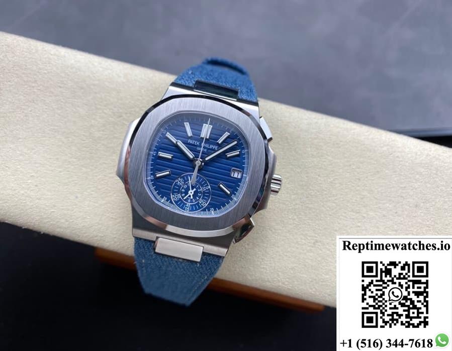 Patek Philippe Nautilus 5980-60G-001 3K Factory Date Display-Rep Time Watches