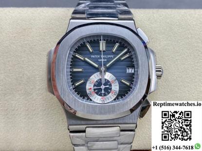 Patek Philippe Nautilus 5980/1A-001 Ppf Factory Blue Dial-Rep Time Watches