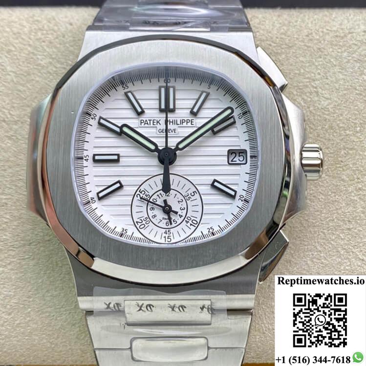 Patek Philippe Nautilus 5980/1A-019 3K Factory V2 Stainless Steel-Rep Time Watches