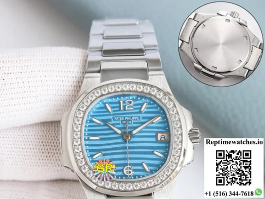 Patek Philippe Nautilus 7010-1G-013 GR Factory Diamond Bezel AI Factory
