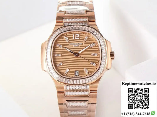 Patek Philippe Nautilus 7014-1R-001 GR Factory Diamond Dial