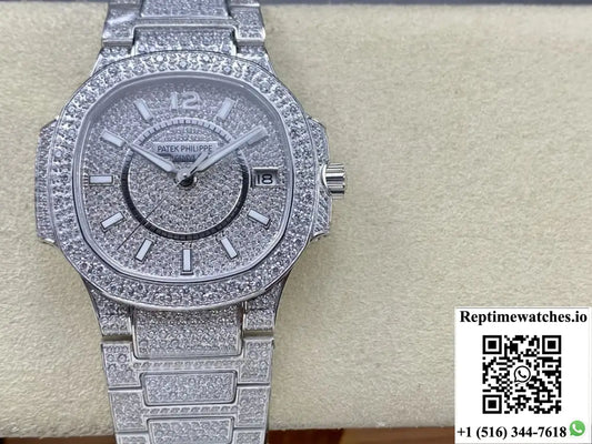 Patek Philippe Nautilus 7021-1G-001 AMG Factory Date display