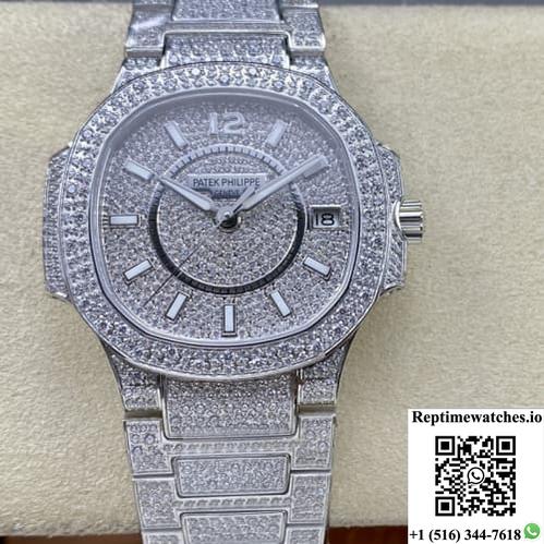 Patek Philippe Nautilus 7021-1G-001 Amg Factory Date Display-Rep Time Watches