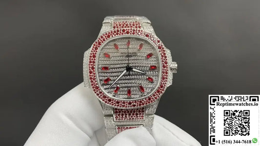 Patek Philippe Nautilus 7118/1452G-001 GR Factory Full Diamond Dial