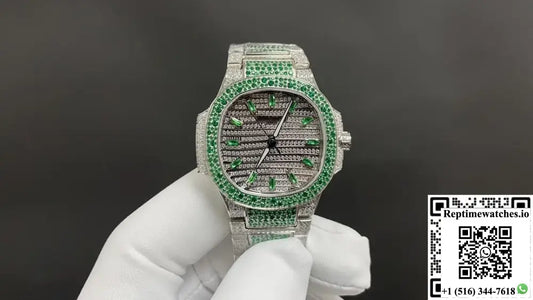Patek Philippe Nautilus 7118/1453G-001 GR Factory 18k White Gold