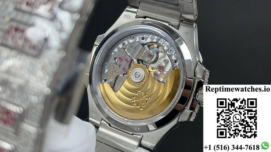 Patek Philippe Nautilus 7118/1452G-001 Gr Factory Full Diamond Dial-Rep Time Watches