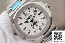 Patek Philippe Nautilus Annual Calendar Moonphase 5726/1A-010 KM Factory White Dial - Watches