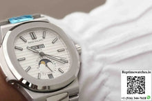 Patek Philippe Nautilus Annual Calendar Moonphase 5726/1A-010 KM Factory White Dial - Watches