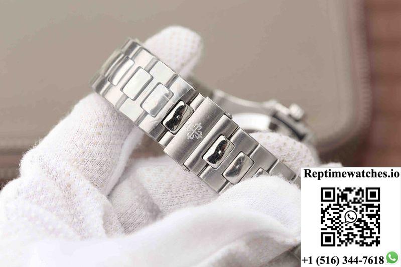 Patek Philippe Nautilus Annual Calendar Moonphase 5726/1A-010 Km Factory White Dial-Rep Time Watches