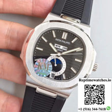 Patek Philippe Nautilus Annual Calendar Moonphase 5726A KM Factory V2 Black Dial - Watches