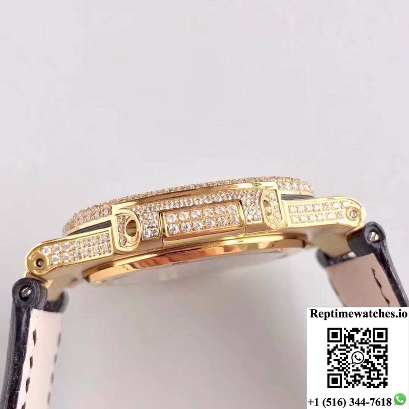 Patek Philippe Nautilus Jumbo 5711 Diamond Dial Tourbillon R8 Factory-Rep Time Watches