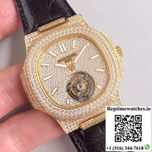 Patek Philippe Nautilus Jumbo 5711 Diamond Dial Tourbillon R8 Factory - Watches