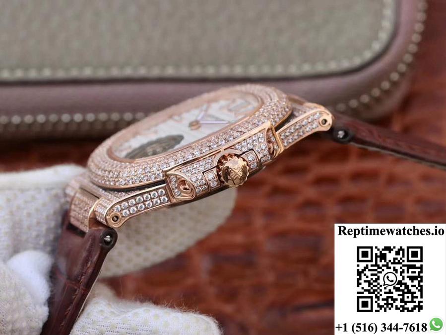 Patek Philippe Nautilus Jumbo 5711 Rose Gold Tourbillon 2018 R8 Factory White Dial-Rep Time Watches