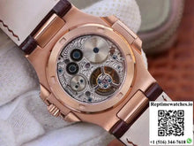 Patek Philippe Nautilus Jumbo 5711 Rose Gold Tourbillon 2018 R8 Factory White Dial - Watches