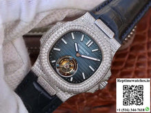 Patek Philippe Nautilus Jumbo 5711 Tourbillon Blue Dial R8 Factory - Watches