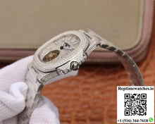 Patek Philippe Nautilus Jumbo 5711 Tourbillon R8 Factory 18K White Gold Diamond Dial - Watches