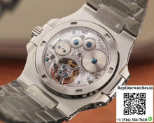 Patek Philippe Nautilus Jumbo 5711 Tourbillon R8 Factory 18K White Gold Diamond Dial - Watches
