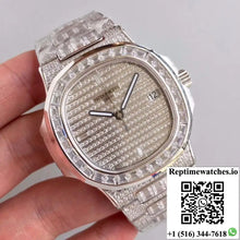 Patek Philippe Nautilus Jumbo 5719/1G-001 Diamonds Dial - Watches