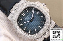 Patek Philippe Nautilus Jumbo 5719/1G-001 KM Factory Blue Dial - Watches