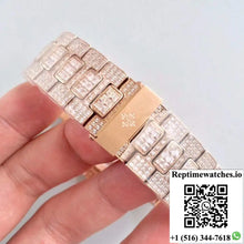 Patek Philippe Nautilus Jumbo 5719/1G-001 Rose Gold Diamonds Dial - Watches