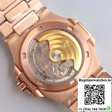 Patek Philippe Nautilus Jumbo 5719/1G-001 Rose Gold Diamonds Dial - Watches