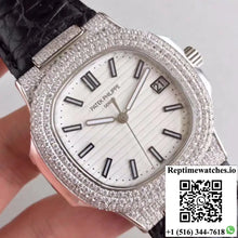 Patek Philippe Nautilus Jumbo 5719/1G-001 White Dial - Watches
