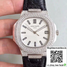 Patek Philippe Nautilus Jumbo 5719/1G-001 White Dial - Watches
