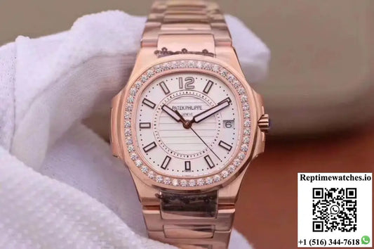 Patek Philippe Nautilus Ladies 7010/1R-011 Silver Dial - Watches