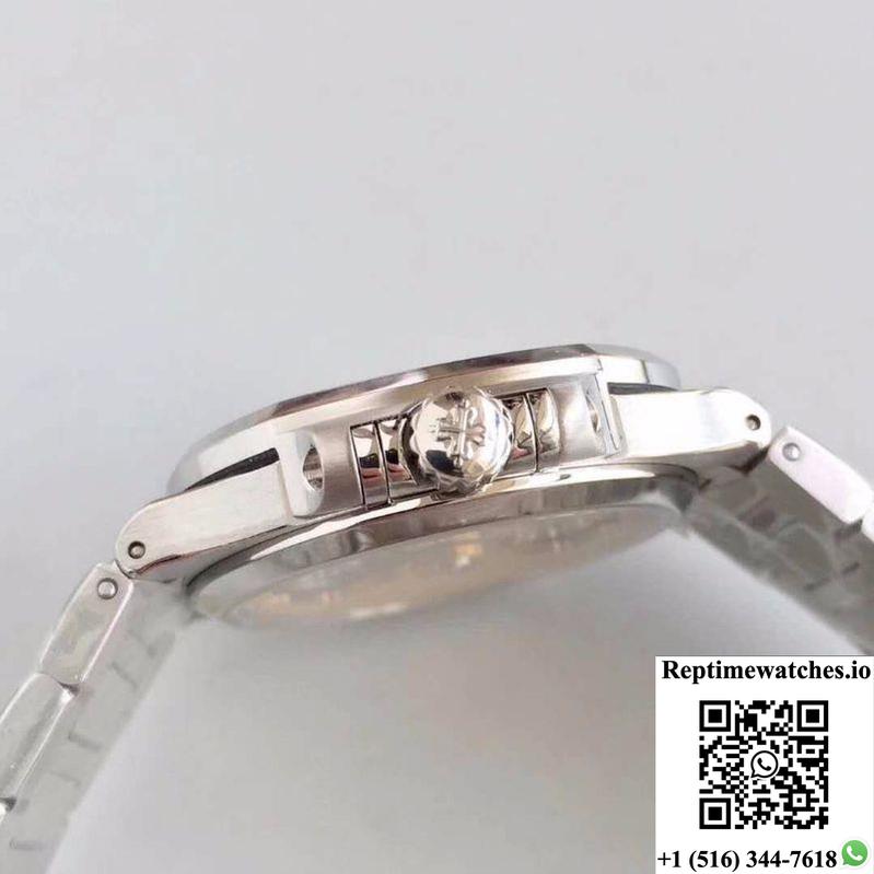 Patek Philippe Nautilus Ladies 7118/1A-010 Pf Factory White Dial-Rep Time Watches
