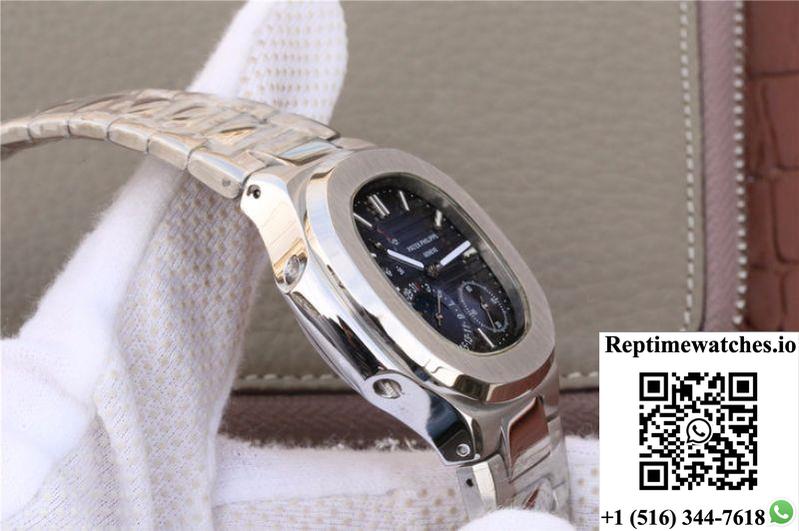 Patek Philippe Nautilus Moonphase 5712/1A-001 Blue Dial-Rep Time Watches