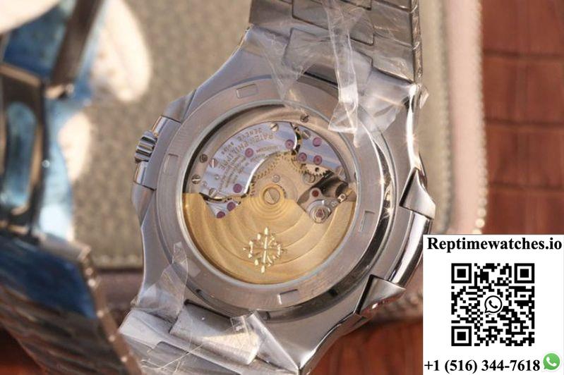 Patek Philippe Nautilus Moonphase 5712G-001 Black Dial-Rep Time Watches