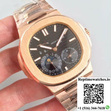 Patek Philippe Nautilus Moonphase 5712R-001 Black Dial - Watches