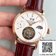 Patek Philippe Tourbillon Moonphase 24H Power Reserve White Dial - Watches