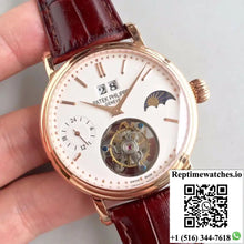 Patek Philippe Tourbillon Moonphase 24H Power Reserve White Dial - Watches