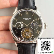 Patek Philippe Tourbillon Moonphase Black Dial - Watches