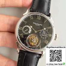 Patek Philippe Tourbillon Moonphase Black Dial - Watches