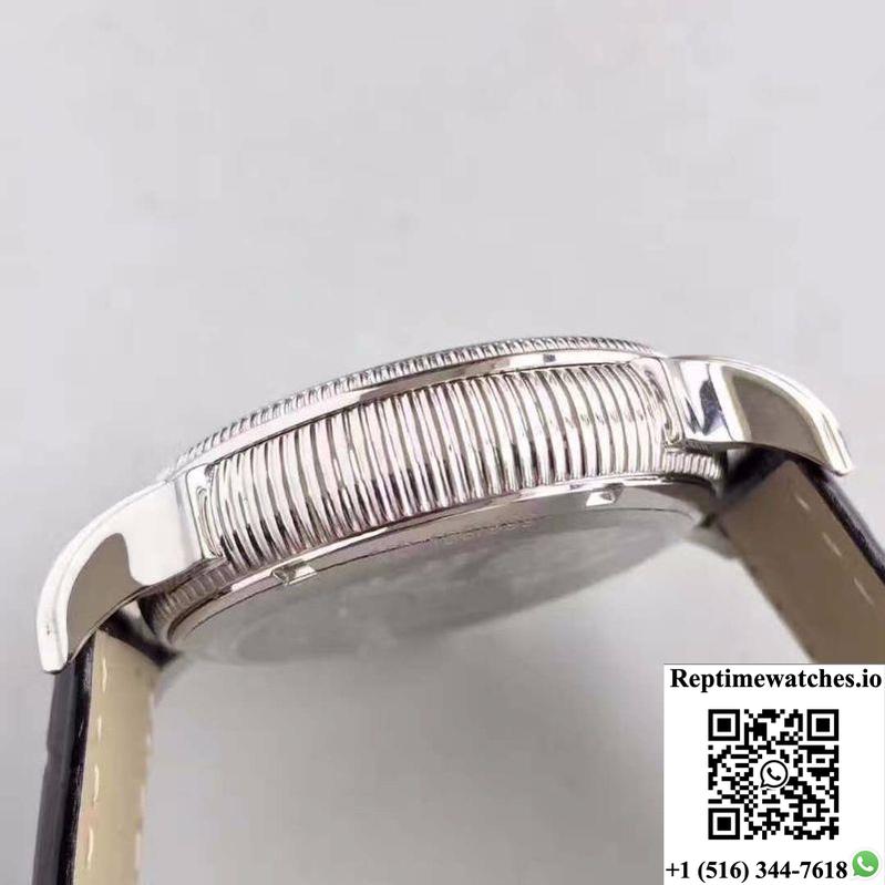 Patek Philippe Tourbillon Moonphase Silver Dial-Rep Time Watches