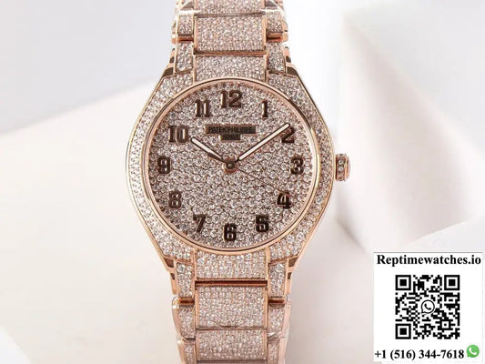 Patek Philippe TWENTY~4 7300-1450R-001 SJ Factory Diamond Crown