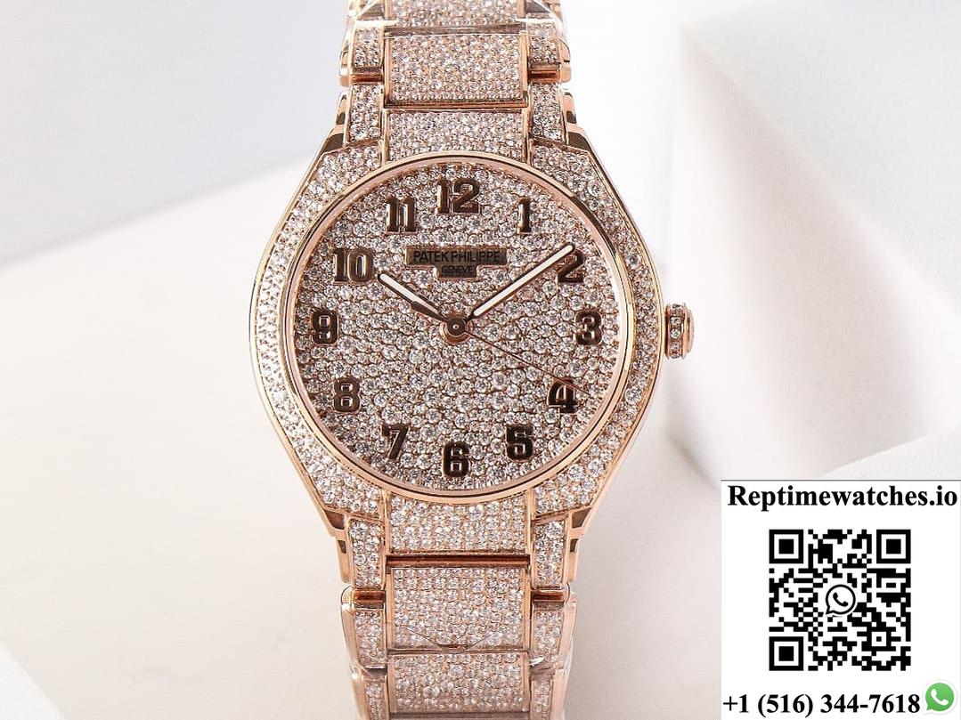 Patek Philippe Twenty~4 7300-1450R-001 Sj Factory Diamond Crown-Rep Time Watches