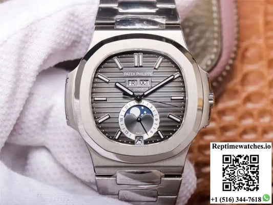 PF Factory Patek Philippe Nautilus 5726/1A-001 Moonphase Gray Dial AI Factory