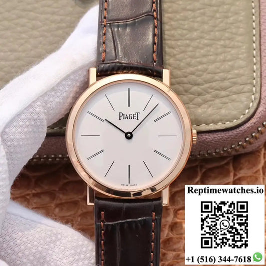 Piaget Altiplano Mecanique P10584 G0A31114 MKS Factory Rose Gold White Dial AI Factory