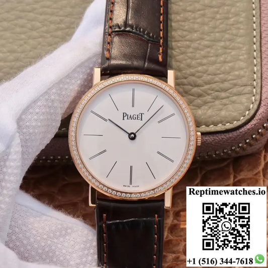 Piaget Altiplano Mecanique P10584 G0A36125 MKS Factory Rose Gold Diamond Bezel AI Factory