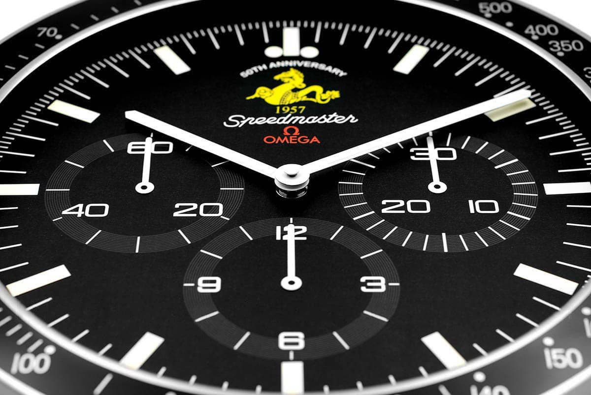 OMEGA WALL CLOCK SPEEDMASTER MOONWATCH – OM3 EDITION